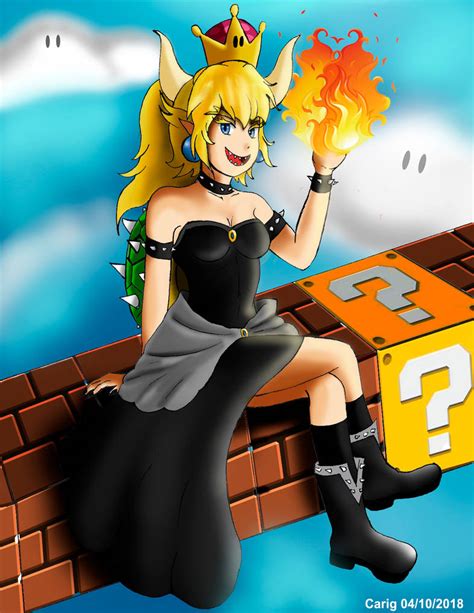 bowsette fan art